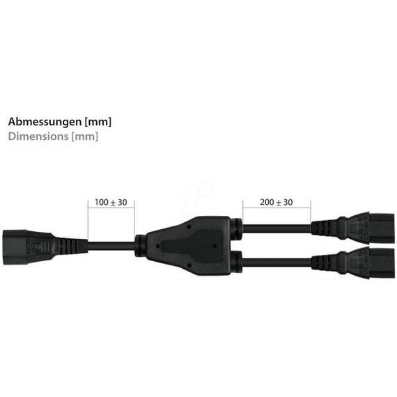 kabelmeister Y-cold appliance extension SK1436S003