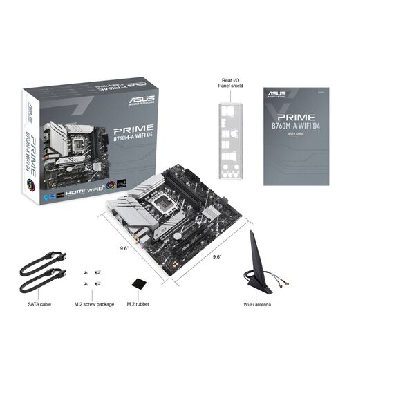 ASUS PRIME B760MA WIFI D4 Motherboard micro 90MB1CX0M1EAY0