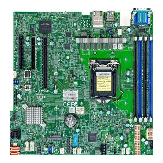 SUPERMICRO X12STH-F - Motherboard - micro ATX -  | MBD-X12STH-F-O