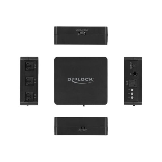 Delock - Audio switch - 3 x SPDIF - desktop | 63395