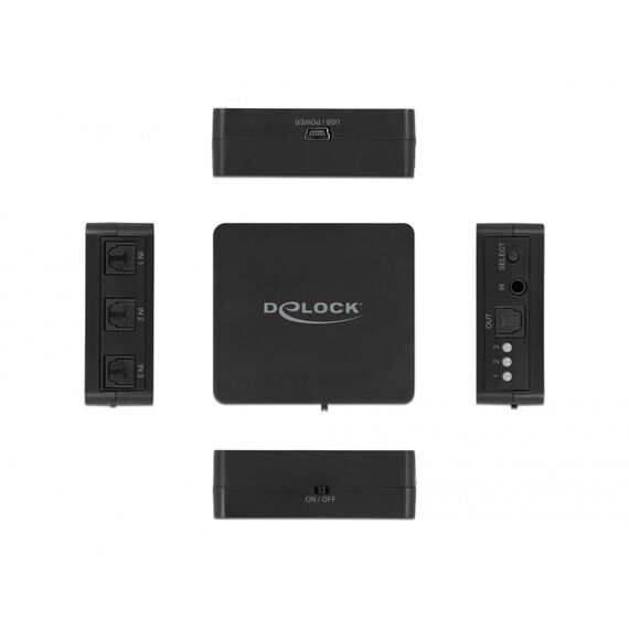 Delock - Audio switch - 3 x SPDIF - desktop | 63395