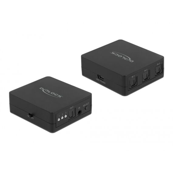 Delock - Audio switch - 3 x SPDIF - desktop | 63395