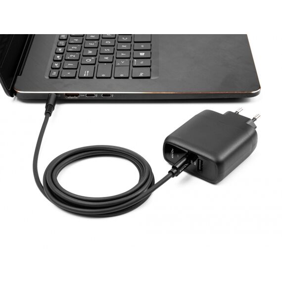 Delock - Power cable - 24 pin USB-C (M) to DC jack 5.5 x  | 87978