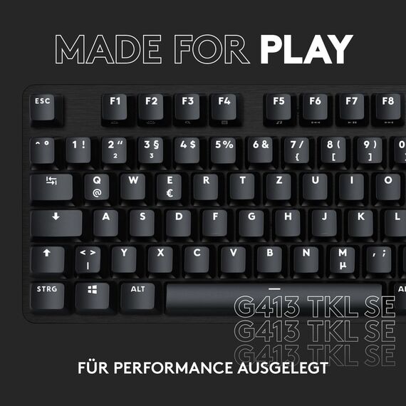 Logitech G G413 TKL SE Mechanical Gaming Keyboard, W | 920-010826