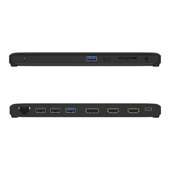 ICY BOX 11-in-1 Mobile with Triple Video Output - D | IB-DK2116-C