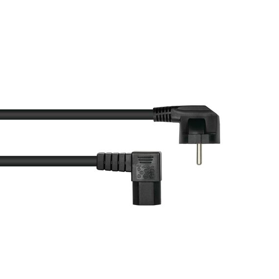 Kabelmeister SK0151-S010 / 1 m / Power plug type E+F / IEC C15 /