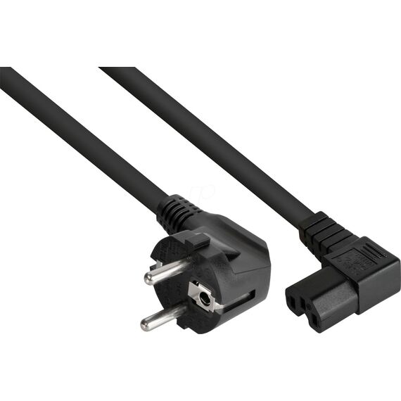 Kabelmeister SK0151-S010 / 1 m / Power plug type E+F / IEC C15 /