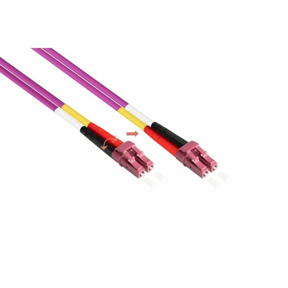 Kabelmeister LDM4-LC-050 / 5 m / LC/UPC / OM4 / LC / LC / 50 µm