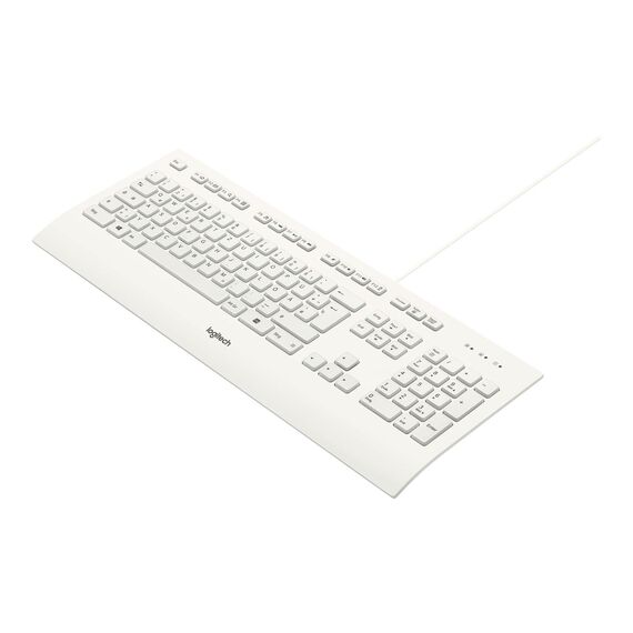 Logitech K280e - Keyboard - USB - German - white | 920-008319