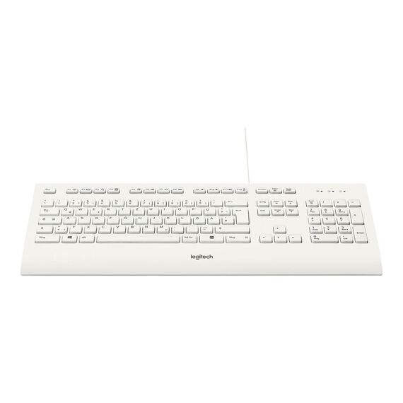 Logitech K280e - Keyboard - USB - German - white | 920-008319