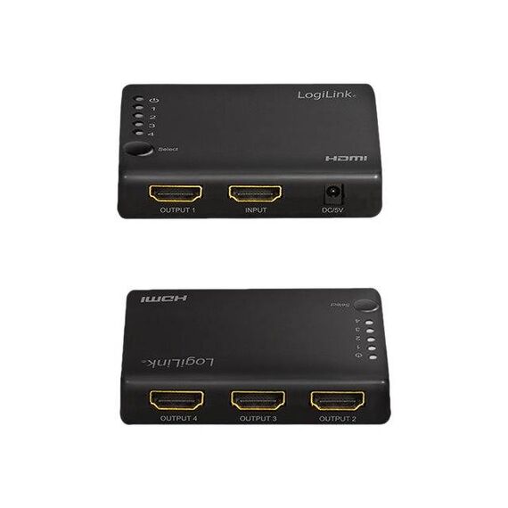 LogiLink Videoaudio splitter 4 x HDMI HD0036