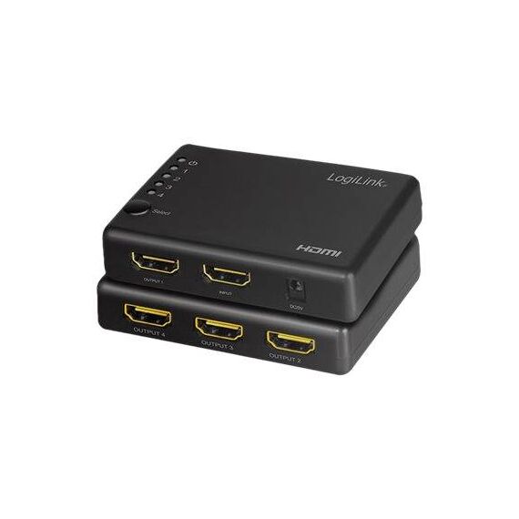 LogiLink Videoaudio splitter 4 x HDMI HD0036