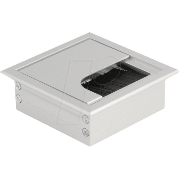 Delock - Cable grommet - silver | 66860