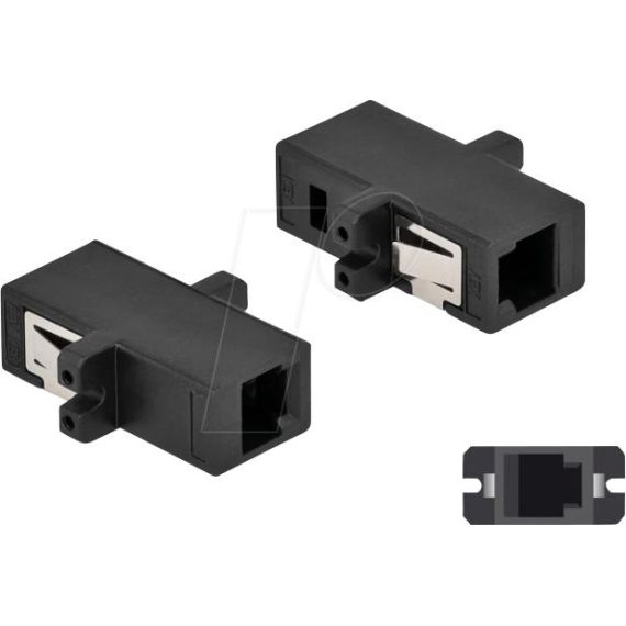 Delock - Network coupler - MT-RJ (F) to MT-RJ (F) - fibre | 87933