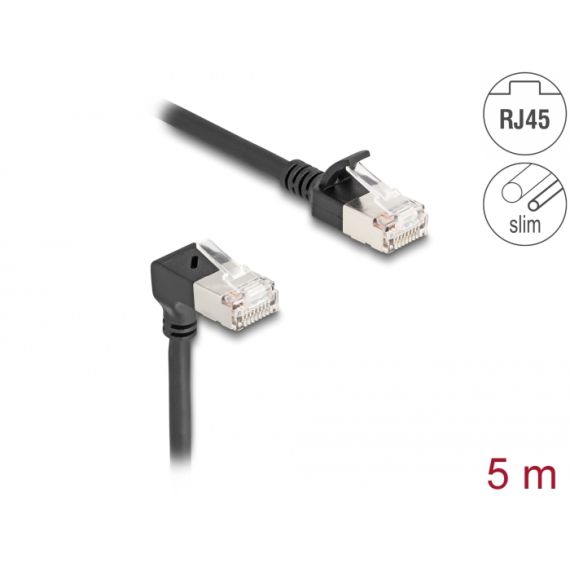 Delock - Network cable - RJ-45 (M) down-angled to RJ-45 ( | 80308