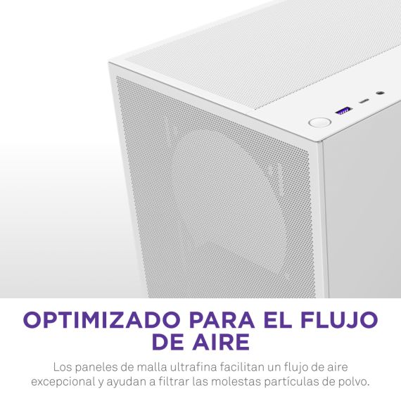NZXT H series H5 Flow - Mid tower - extended ATX -  | CC-H52FW-01
