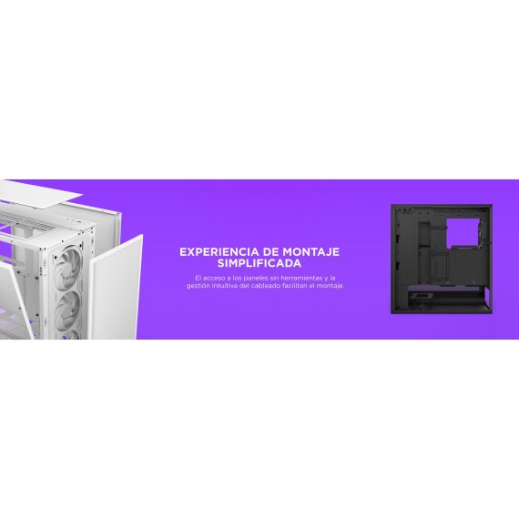NZXT H5 Flow RGB, Midi Tower, PC, Black, ATX, EATX, | CC-H52FB-R1