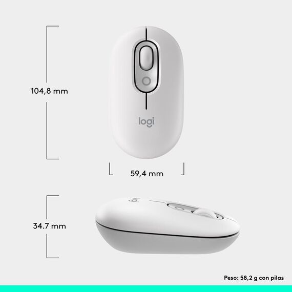 Logitech POP - Mouse - customisable emoji - optical  | 910-007411