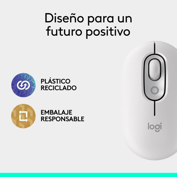 Logitech POP - Mouse - customisable emoji - optical  | 910-007411