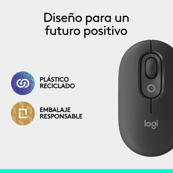 Logitech POP - Mouse - customisable emoji - optical  | 910-007412