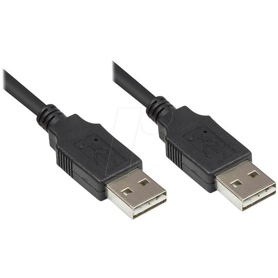 Alcasa 2212-EU030 / 3 m / USB A / USB A / USB 2.0 / Male/Female /