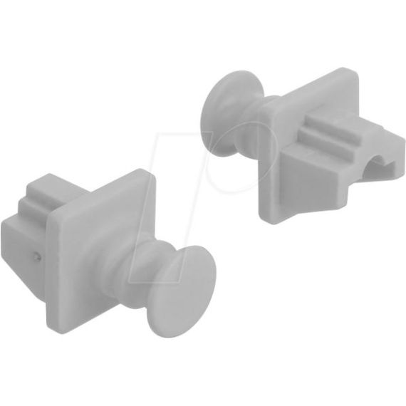 DeLOCK for RJ45 - Dust cover - grey (pack of 10) | 86508