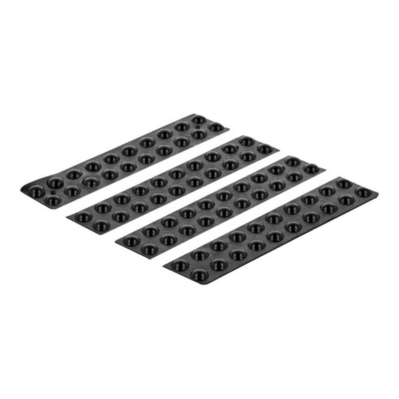 DeLOCK - Rubber feet - black | 18307