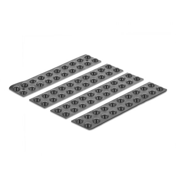 DeLOCK - Rubber feet - black | 18307