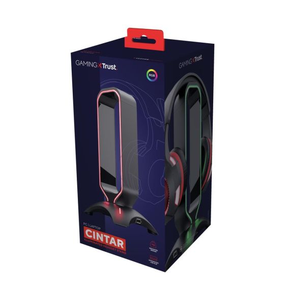 Trust GXT 265 Cintar RGB - Stand for headphones, headset | 23647