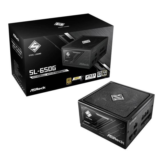 ASRock Steel Legend SL650G 650W ATX 80+ Gold 90UXS065GFEAAA