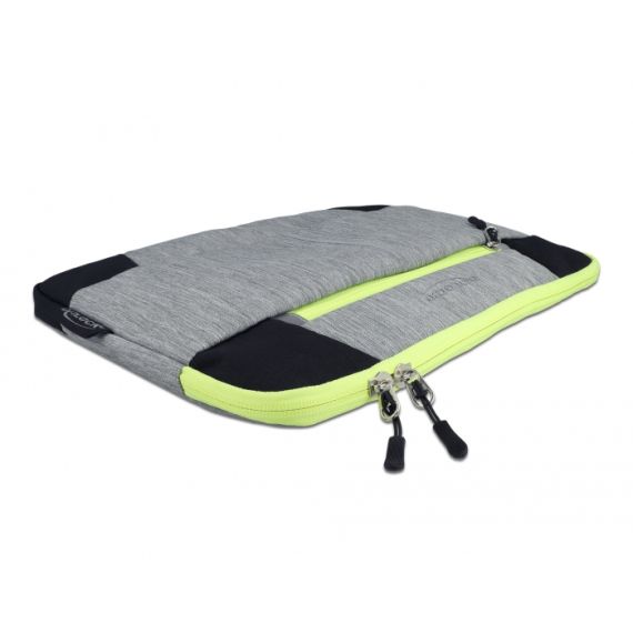 Delock - Notebook sleeve - 13.3" - grey, black, yellow | 18410