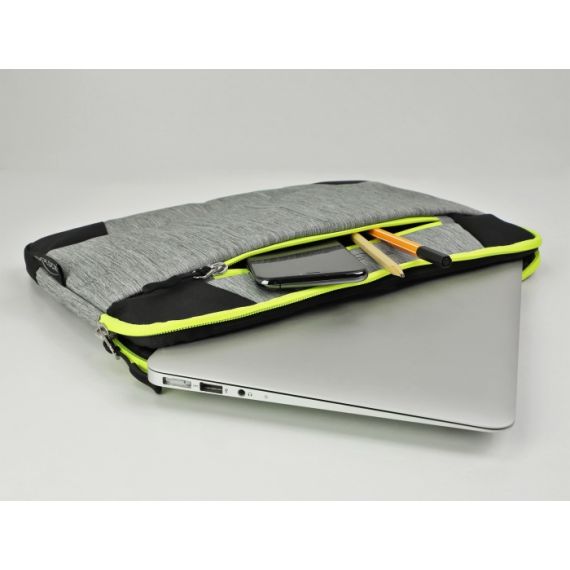 Delock - Notebook sleeve - 13.3" - grey, black, yellow | 18410