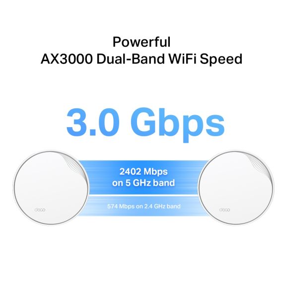 TP-Link Deco X50-PoE V1 - Wi-Fi system - ( | DECO X50-POE(3-PACK)
