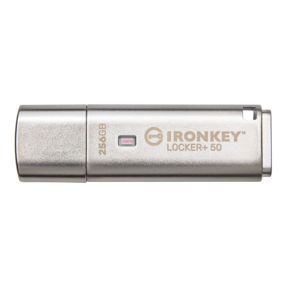 Kingston IronKey Locker+ 50 - USB flash drive - en | IKLP50/256GB