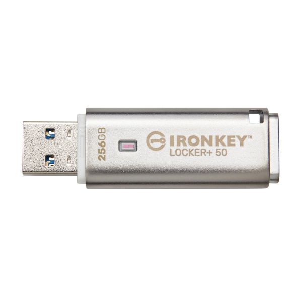Kingston IronKey Locker+ 50 - USB flash drive - en | IKLP50/256GB