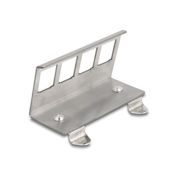 Delock - Modular insert DIN-rail mounting bracket - 4 por | 88140