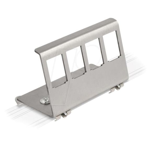Delock - Modular insert DIN-rail mounting bracket - 4 por | 88140