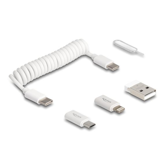 Delock - USB-C adapter kit - 24 pin USB-C (M) to 24 pin U | 66612