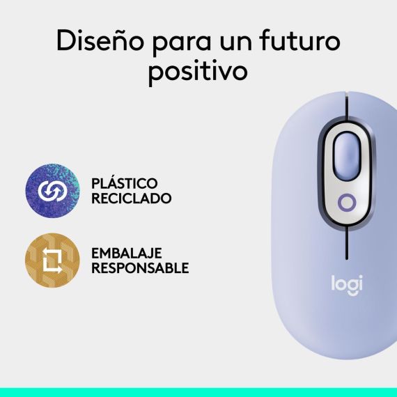 Logitech POP - Mouse - customisable emoji - optical  | 910-007414