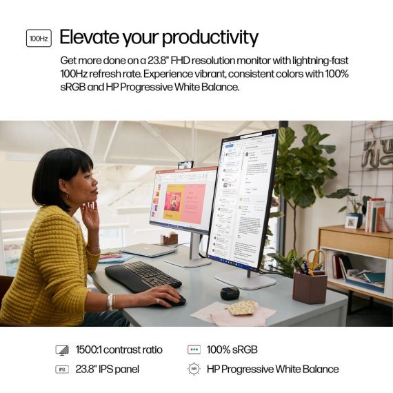 HP 524pf - Series 5 Pro - LED monitor - 24" (23.8"  | 9D9L6UT#ABB