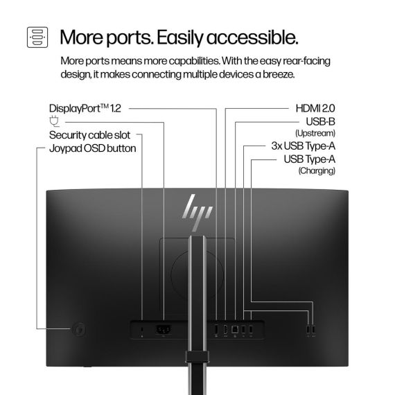 HP 524pf - Series 5 Pro - LED monitor - 24" (23.8"  | 9D9L6UT#ABB