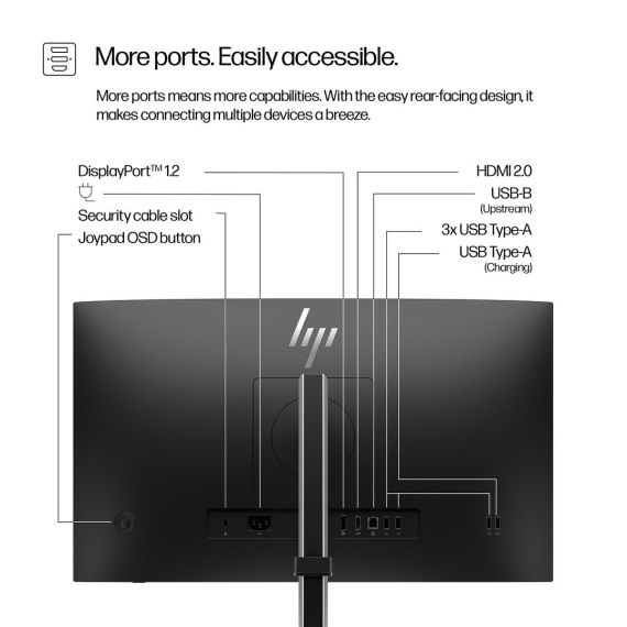 HP 524pf - Series 5 Pro - LED monitor - 24" (23.8"  | 9D9L6UT#ABB