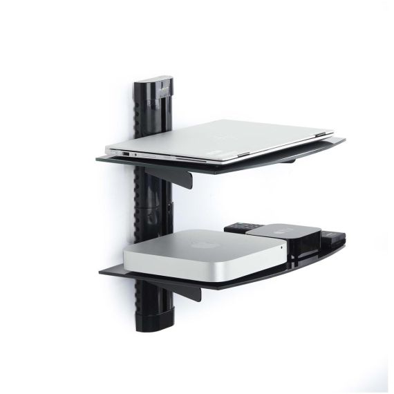 StarTech.com Dual Floating Wall-Mounted AV  | 2B-WALL-MOUNT-SHELF