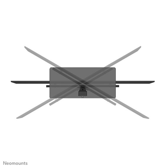 Neomounts DS45-430BL16 - Stand - for TV - steel - black - screen