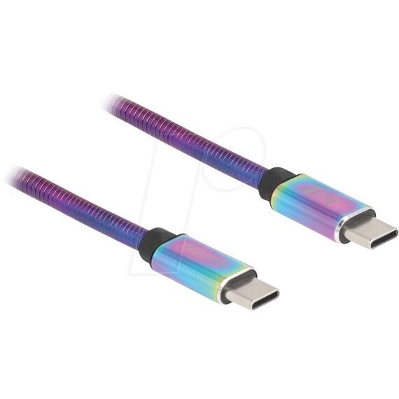 Delock USB 2.0 Kabel Type-C Stecker zu mit Metallmantel i | 81116