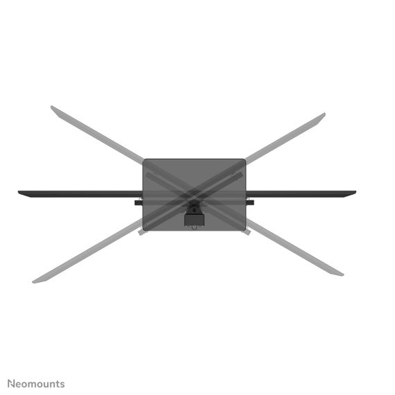 Neomounts DS45-430BL14 - Stand - for TV - steel - black - screen