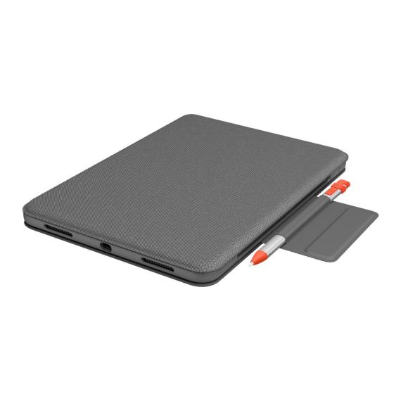 Logitech Folio Touch - Keyboard and folio case - wit | 920-009966