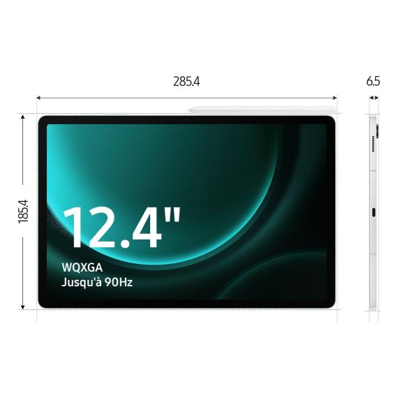 Samsung Galaxy Tab S9 FE+ - Tablet - Android 13  | SM-X610NZAEEUB