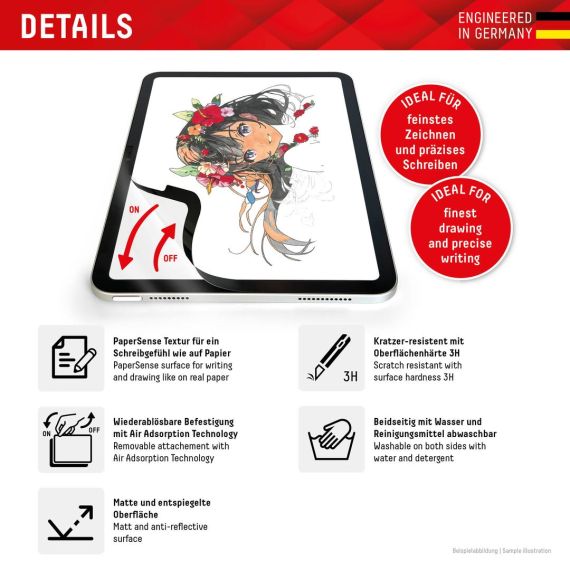 DISPLEX TABLET PAPERSENSE for iPad Pro 12,9'' (3./4./5./6 | 01889