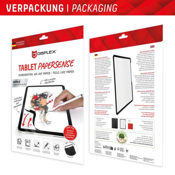 DISPLEX TABLET PAPERSENSE for iPad Pro 12,9'' (3./4./5./6 | 01889